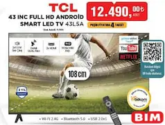 TCL 43L5A 43 İNÇ FULL HD ANDROİD SMART LED TV/AKILLI TELEVİZYON